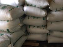 Bags of Maize Stacked